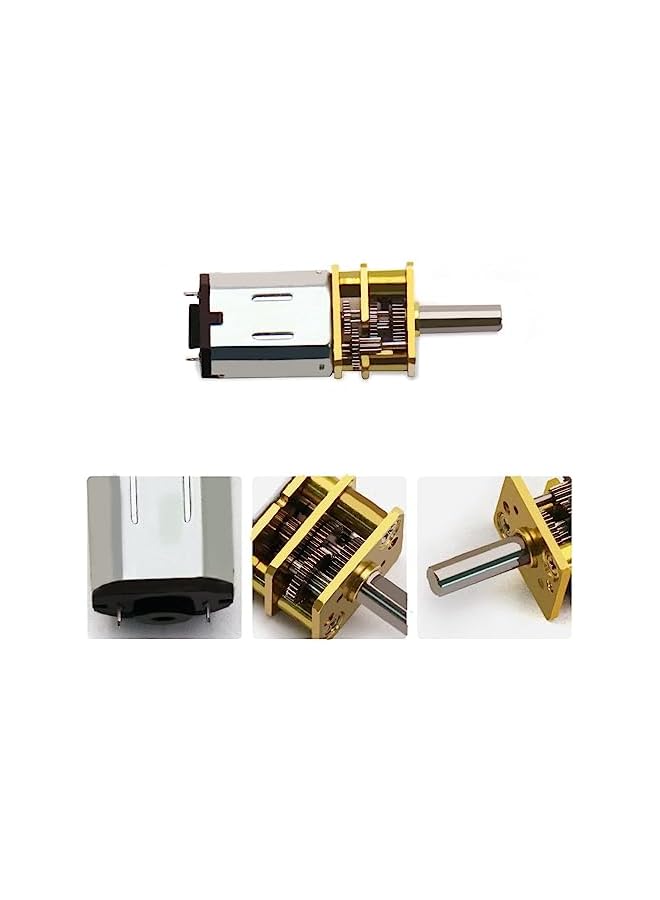 Micro DC Geared Electric Motor, 2 Pcs DC 3V 30RPM, GA12-N20 Mini Deceleration Gear Reduction Motors, for RC Car, Robot Model, DIY Engine Toys - Image 2